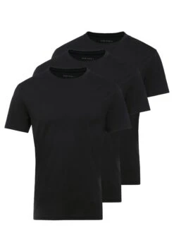Pier One3 PACK - T-shirt - Bas - Black -Macys Butik 005c814e690b4d8d8ed1c6e6ed983c29
