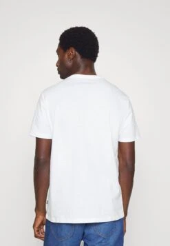 Pier One5 PACK - T-shirt - Bas - White/blue/stone -Macys Butik 12c42a56c2d741c1ab0fe1d8db22f520