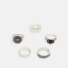 Pier One5 PACK - Ringar - Silver-coloured -Macys Butik 1dfd919f453a444ebcedd80b734d413a