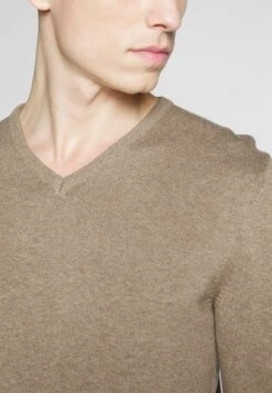 Pier OneStickad Tröja - Mottled Beige -Macys Butik 2c19a01ca9434245b2aa0d5a63a52085