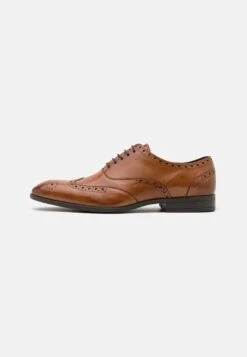 Pier OneLEATHER - Eleganta Snörskor - Cognac