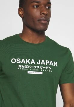Pier OneOSAKA TEE - T-shirt Med Print - Green -Macys Butik 4b25f2d9cd2c4d1e9f57db52739f0ca1