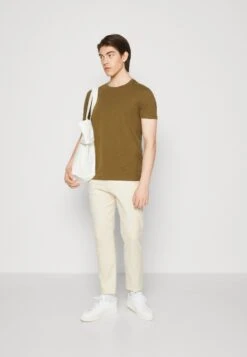 Pier OneT-shirt - Bas - Black/light Blue/khaki/mint/beige