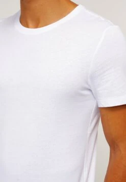 Pier One2 PACK - T-shirt - Bas - White/black -Macys Butik 5263f78b1e87481ea0e824d35031cd9e