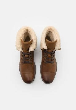 Pier OneLEATHER - Snörstövletter - Camel -Macys Butik 58338f66cc624a14b1e5d27e7e21ebaf