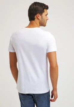 Pier One2 PACK - T-shirt - Bas - White/black -Macys Butik 5aed355507e44010828824c23af43b99
