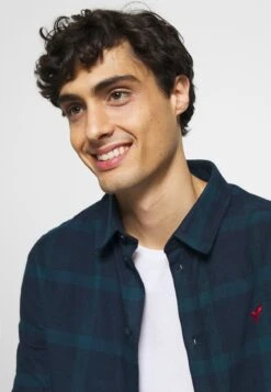 Pier OneSkjorta - Dark Blue/teal -Macys Butik 60ff006a248a4e558dbde6647cd82b01