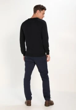 Pier OneBASIC CREWNECK - Stickad Tröja - Black -Macys Butik 67feb9b1cee14abc863487c2b05bb82a