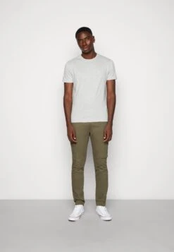 Pier OneUNISEX 5 Pack - T-shirt - Bas - Black /dark Blue/dark Green