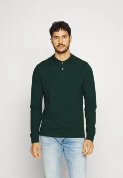 Pier OneLONG SLEEVE 2 PACK - Piké - Dark Grey/khaki -Macys Butik 7501369a7a944102984e80858253e930