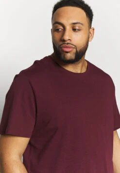 Pier One2 PACK - T-shirt - Bas - Dark Blue/bordeaux -Macys Butik 75b9cd712cb74ea5b97c41eb3b6bede8