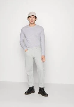 Pier One5 PACK - Långärmad Tröja - Light Grey/white/black