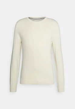 Pier OneBASIC CREWNECK - Stickad Tröja - Off White