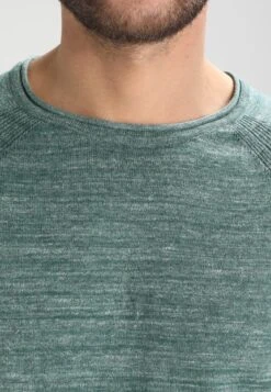 Pier OneStickad Tröja - Mottled Green -Macys Butik 81cbc155eccf4cbc8f0ce174921161cb