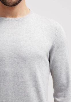Pier OneBASIC CREWNECK - Stickad Tröja - Light Grey -Macys Butik 84bce05096b94c09b9c8a396de30ba85
