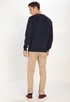Pier OneBASIC CREWNECK - Stickad Tröja - Dark Blue -Macys Butik 87a3dabd6af943dca2beef3a6a314252