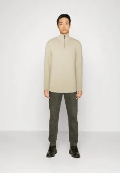 Pier OneStickad Tröja - Beige -Macys Butik 8ff7a8ab348d42bf89be38d4d17fd8f0