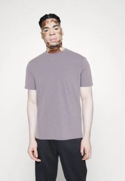 Pier One7 PACK - T-shirt - Bas - White/yellow/lilac -Macys Butik 96001b75cf09456b87bf989cbdffdc44