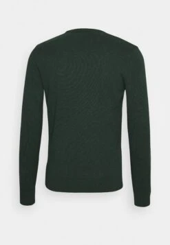 Pier OneBASIC CREWNECK - Stickad Tröja - Mottled Dark Green -Macys Butik 969fbb21a70c4a419db7918e1d788cea