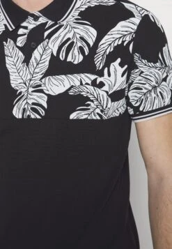 Pier OneYOKE MONO - Piké - Black/white -Macys Butik 9a8d9cca97be4b81a142d25df7f7f6c2