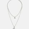 Pier OneUNISEX 2 PACK - Halsband - Silver-coloured -Macys Butik 9d038e7670c342348d18a1c1009866cc