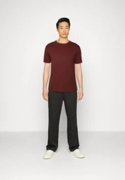 Pier One7 PACK - T-shirt - Bas - Black/dark Blue/dark Green