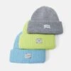 Pier OneUNISEX 3 PACK - Mössa - Grey, Neon Green, Light Blue -Macys Butik a6d4d1e9448d49d29e1f261472915c8c