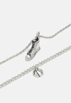 Pier OneUNISEX 2 PACK - Halsband - Silver-coloured -Macys Butik a95dce075fa444e3919e45f19a486955