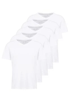 Pier One5 PACK - T-shirt - Bas - White -Macys Butik aaec20eea5684fdcadc437e90f270976