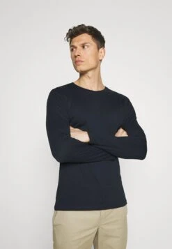 Pier One2 PACK - Långärmad Tröja - Dark Blue/mottled Grey -Macys Butik b420109f082c43d2a24914f5e6ed3c25