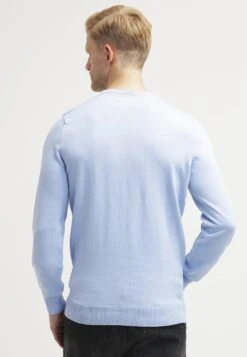 Pier OneBASIC CREWNECK - Stickad Tröja - Light Blue -Macys Butik b4d33f3f472b4e0cb87579499a0f1069