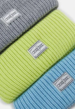 Pier OneUNISEX 3 PACK - Mössa - Grey, Neon Green, Light Blue -Macys Butik b7e517f5f9984a9f84a01c2fea84a466