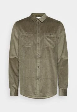 Pier OneCORDUROY OVERSHIRT - Skjorta - Khaki