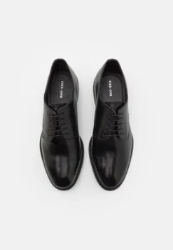 Pier OneLEATHER - Snörskor - Black -Macys Butik d329b480fd9647fcb02de0ad52e20a04