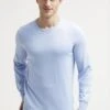 Pier OneBASIC CREWNECK - Stickad Tröja - Light Blue -Macys Butik e2adc00eef50463c811d78f4de8f8ae9
