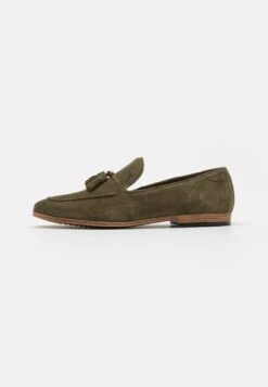 Pier OneLEATHER - Slip-ins - Green